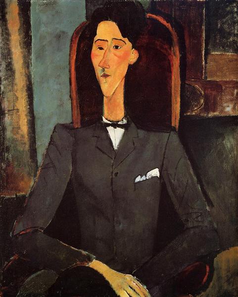 Retrato de Jean Cocteau by Amedeo Modigliani (1916)
