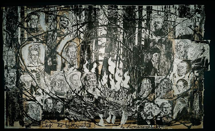 Ways of Worldly Wisdom: The Battle of Hermann by Anselm Kiefer (1980)