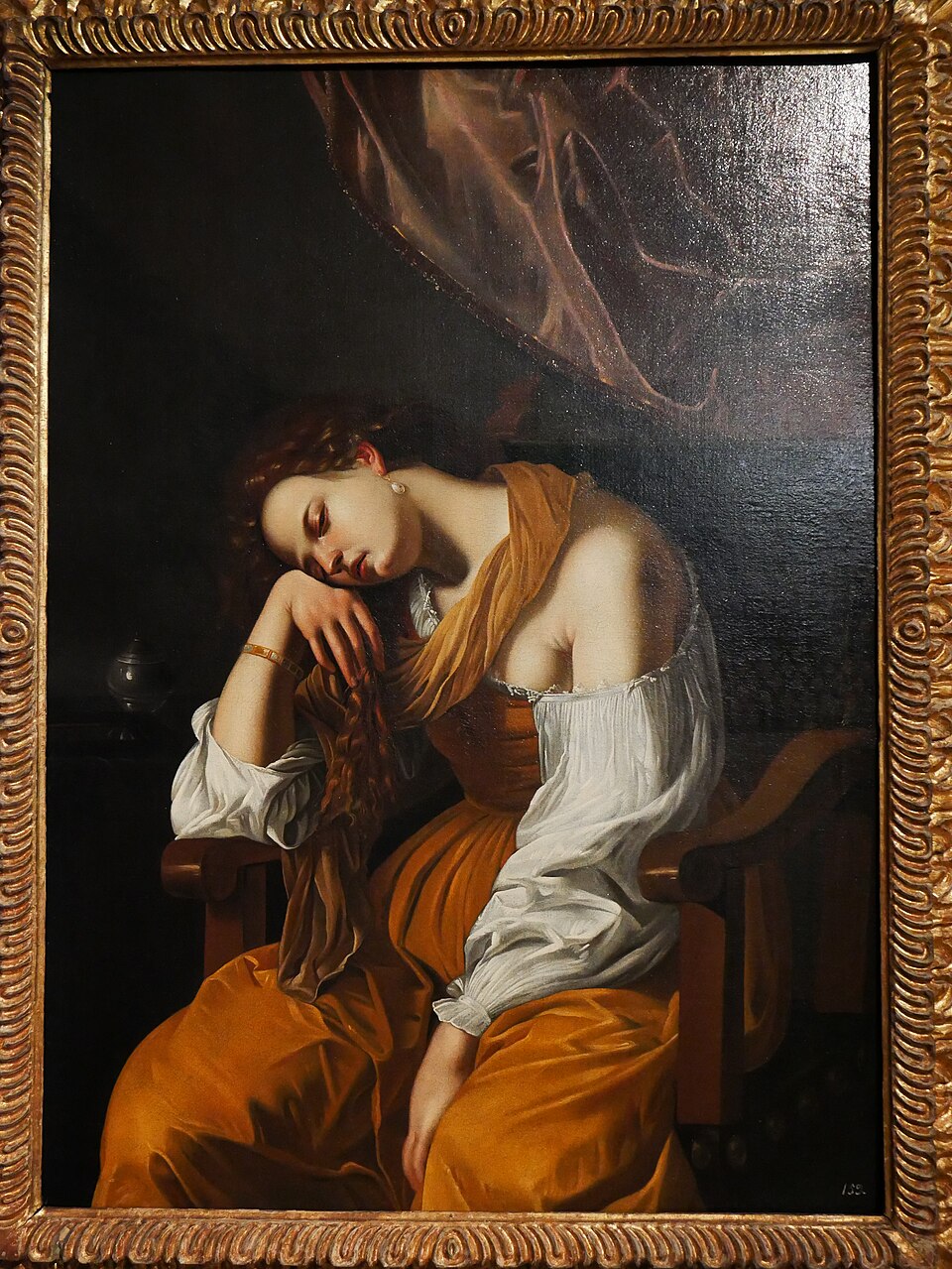 Maria Maddalena come Malinconia by Artemisia Gentileschi (1622)