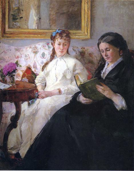 Portrait de la mère et de la sœur de l'artiste by Berthe Morisot (1870)