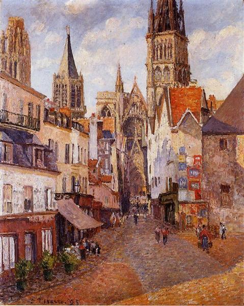 La cosecha de heno, Éragny by Camille Pissarro (1901)