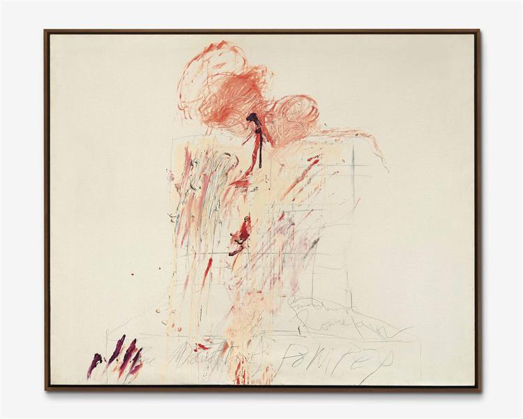 Achilles Mourning the Death of Patroclus by Cy Twombly (1962)