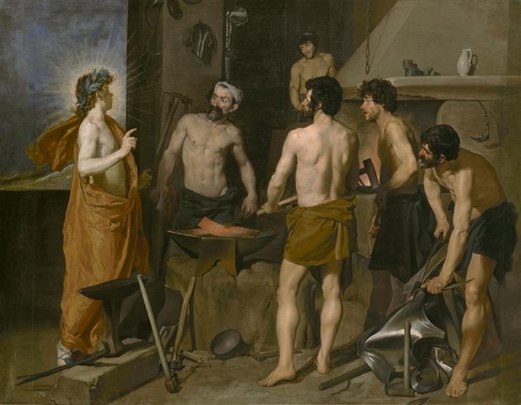 La fragua de Vulcano by Diego Velázquez (1630)