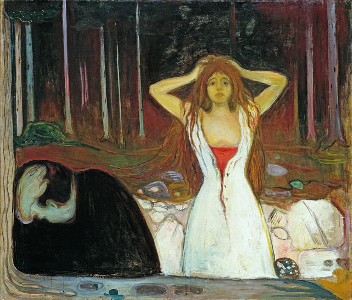 Cenizas by Edvard Munch (1894)
