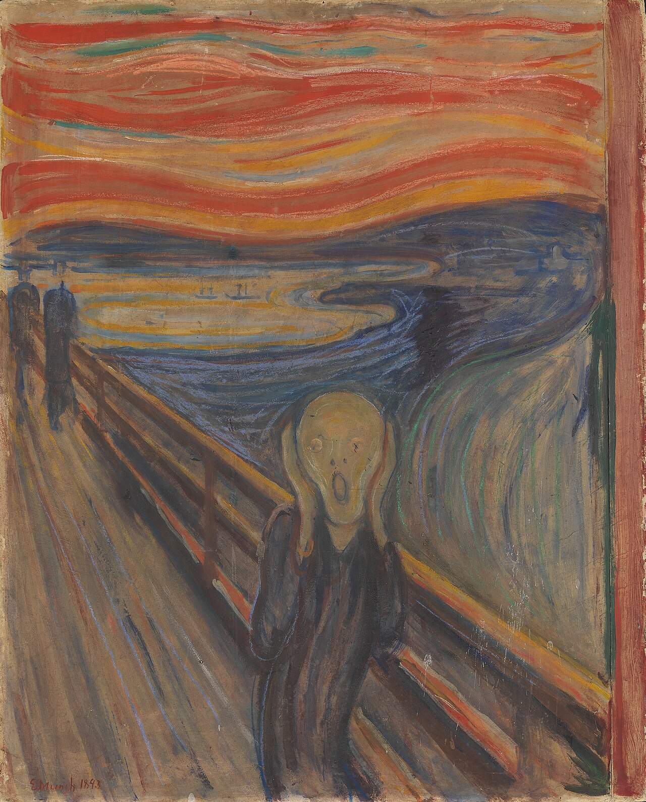 The Scream by Edvard Munch (1893)