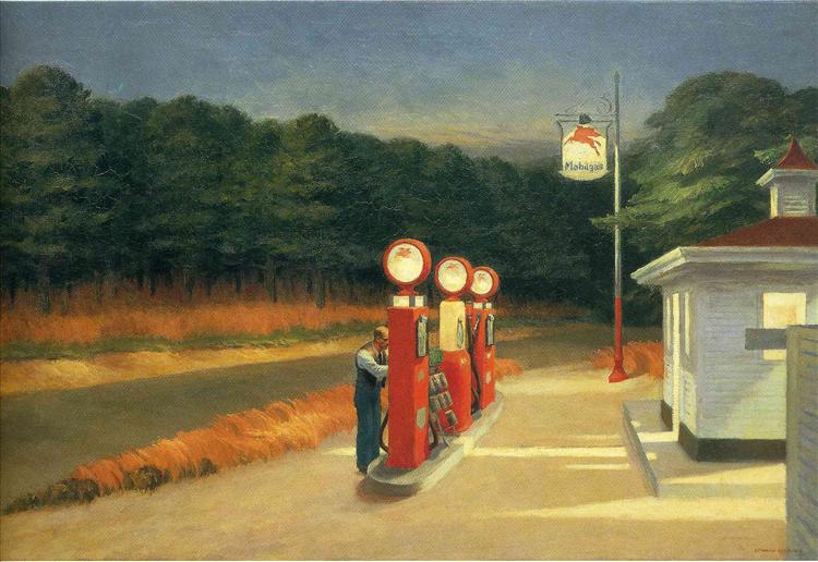 Gas by Edward Hopper (1940)