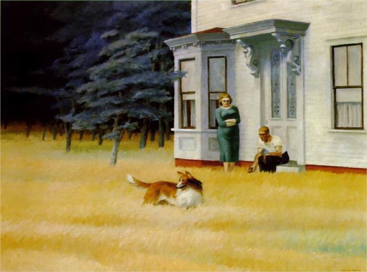 Atardecer en Cape Cod by Edward Hopper (1939)