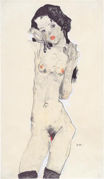 Casa con tejado de tejas by Egon Schiele (1911)