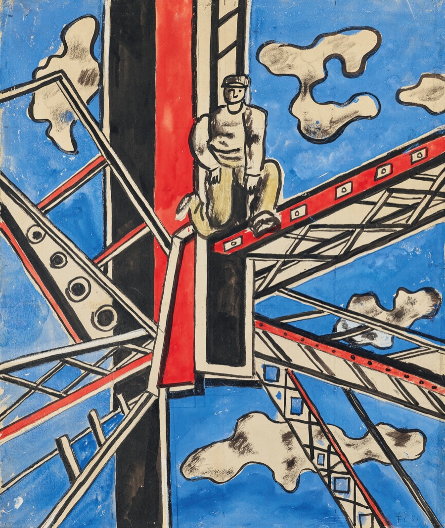 Study for The Builders by Fernand Léger (1950)