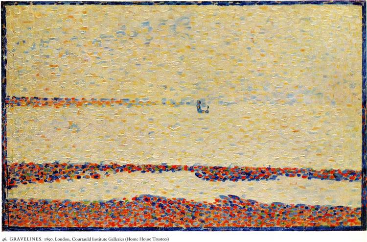 Puerto de Gravelines by Georges Seurat (1890)