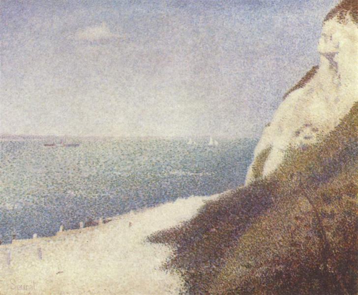 Puerto de Honfleur by Georges Seurat (1886)