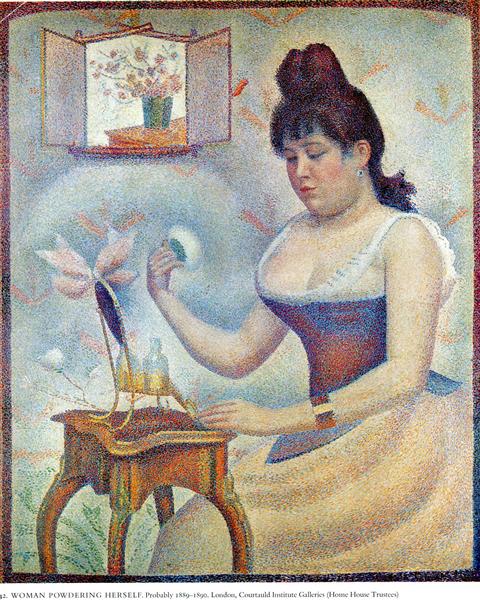 Joven empolvándose by Georges Seurat (1890)