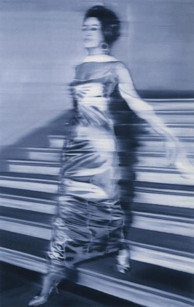 Women Descending the Staircase by Gerhard Richter (1965)