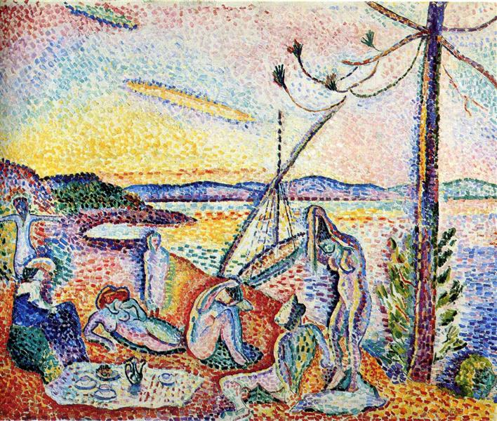 Lujo, calma y voluptuosidad by Henri Matisse (1904)
