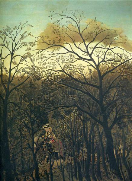 Rendezvous in the Forest by Henri Rousseau (1886)