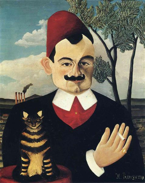 Portrait of Pierre Loti by Henri Rousseau (1891)