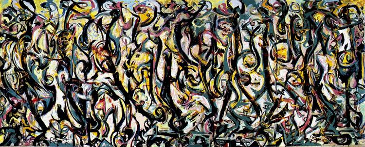 Mural by Jackson Pollock (1943)