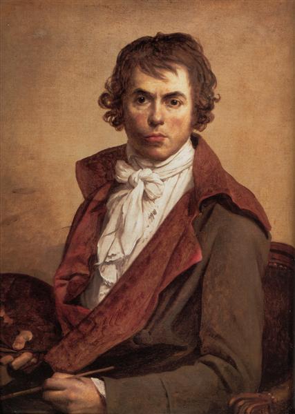 Autorretrato by Jacques-Louis David (1794)