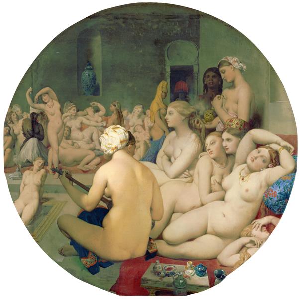 El baño turco by Jean-Auguste-Dominique Ingres (1862)