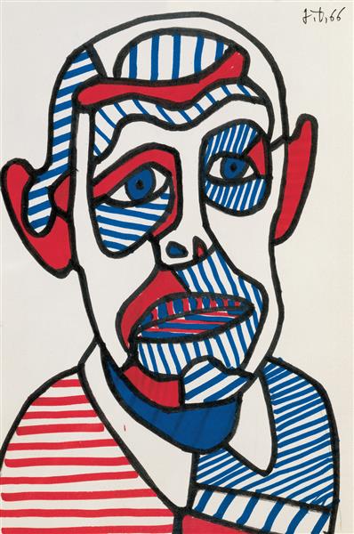 Cabinet Logologique by Jean Dubuffet (1967)