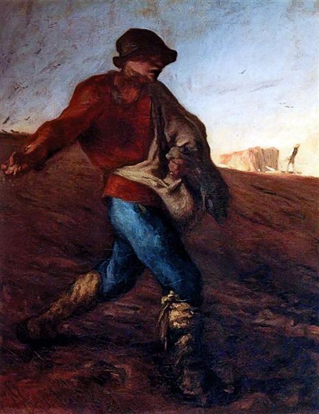 El sembrador by Jean-François Millet (1850)