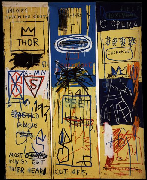 Charles the First by Jean-Michel Basquiat (1982)
