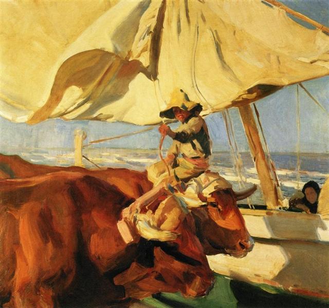 Ninos en la playa by Joaquín Sorolla (1910)