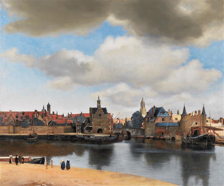 Vista de Delft by Johannes Vermeer (1661)