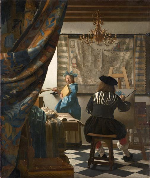 El arte de la pintura by Johannes Vermeer (1668)