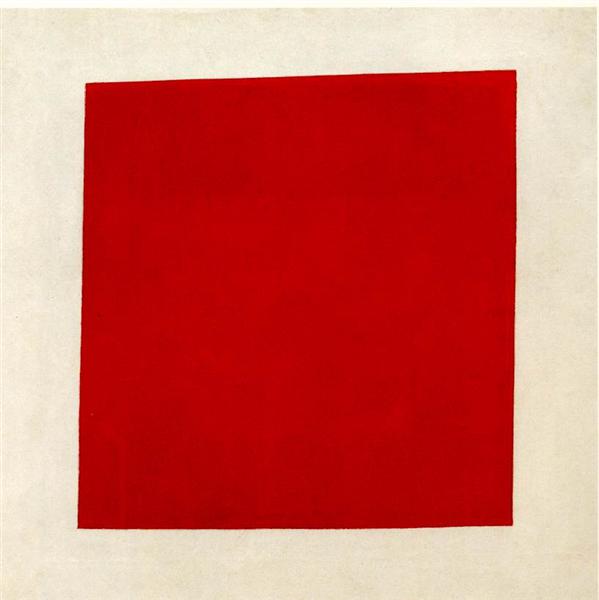 Cuadrado rojo by Kazimir Malevich (1915)