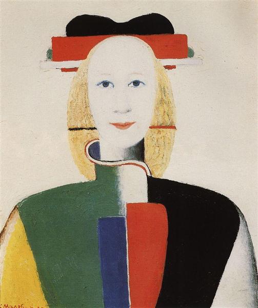 Girl with a Comb by Kazimir Malevich (1933)