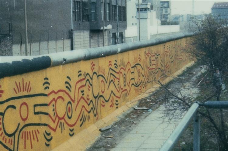 Berlin Mural by Keith Haring (1986)