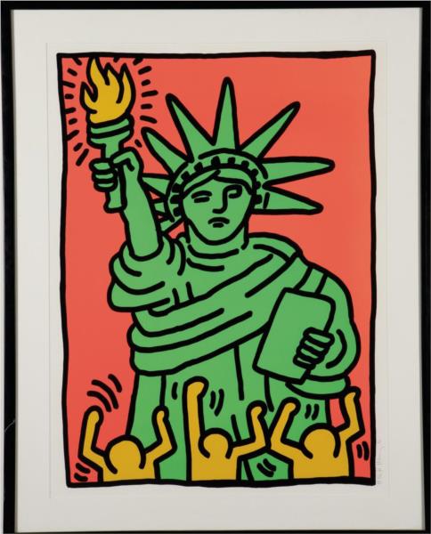 Statue of Liberty by Keith Haring (1986)