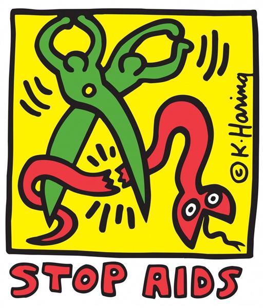 Stop AIDS by Keith Haring (1989)