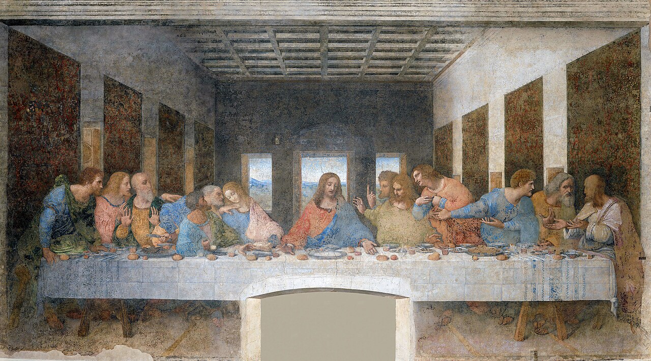 The Last Supper by Leonardo da Vinci (1498)