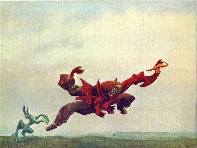 El ángel del hogar by Max Ernst (1937)