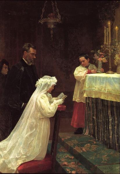 First Communion by Pablo Picasso (1896)