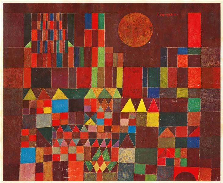 Castillo y sol by Paul Klee (1928)