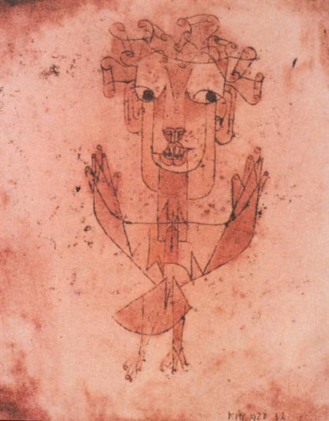 Angelus Novus by Paul Klee (1920)