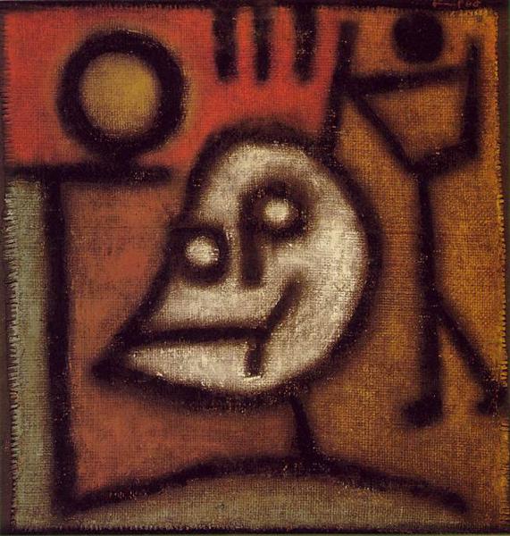 Muerte y fuego by Paul Klee (1940)