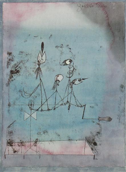 Twittering Machine by Paul Klee (1922)
