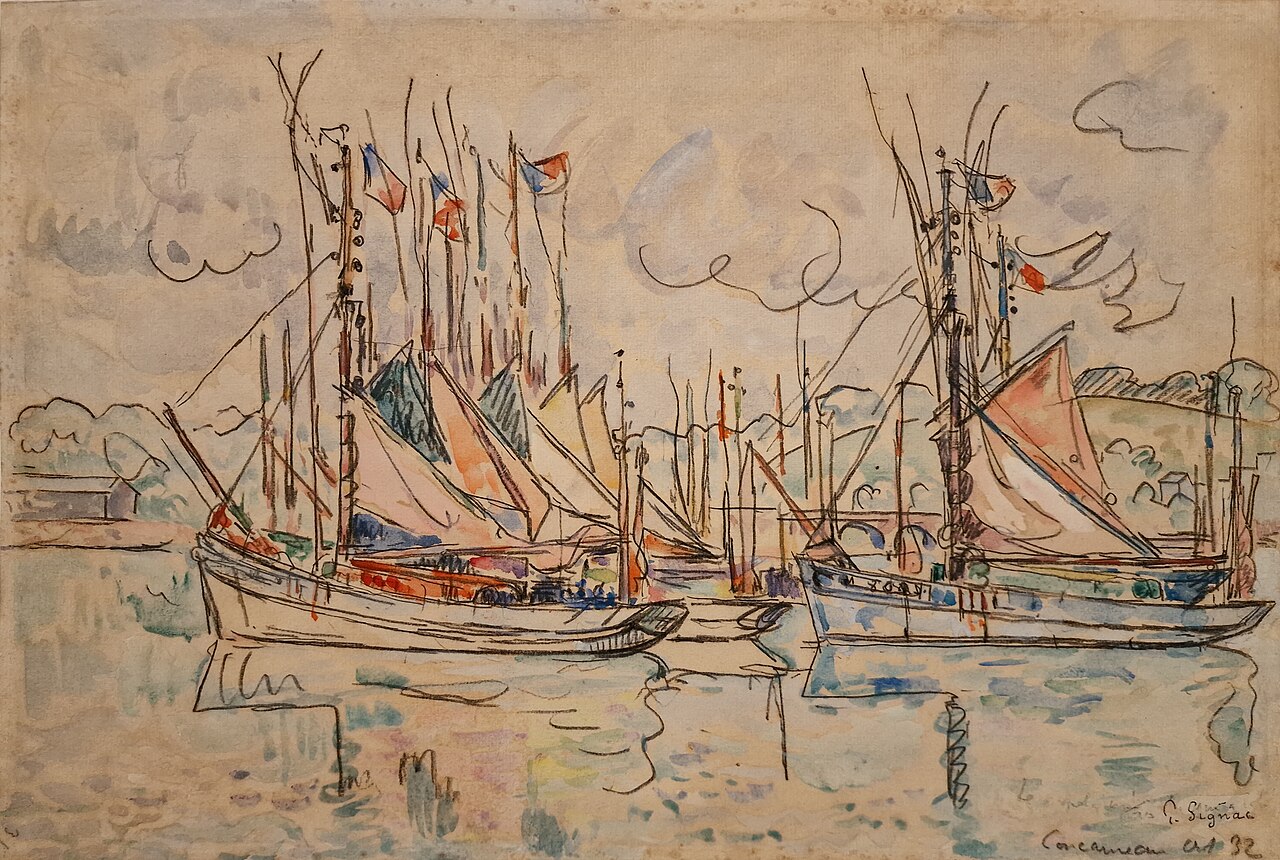 Concarneau by Paul Signac (1925)