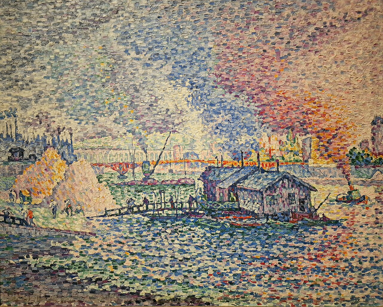 Pont Mirabeau, Paris by Paul Signac (1903)