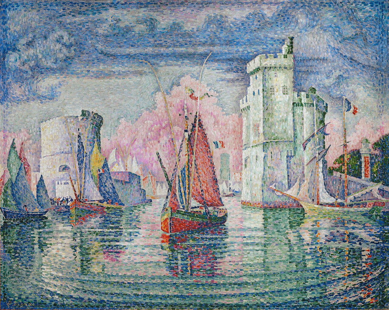 Entrée du port de la Rochelle by Paul Signac (1921)