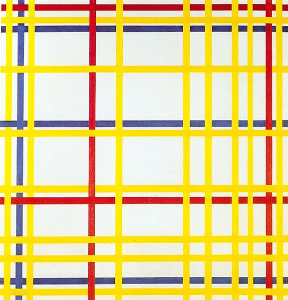 New York City I by Piet Mondrian (1942)