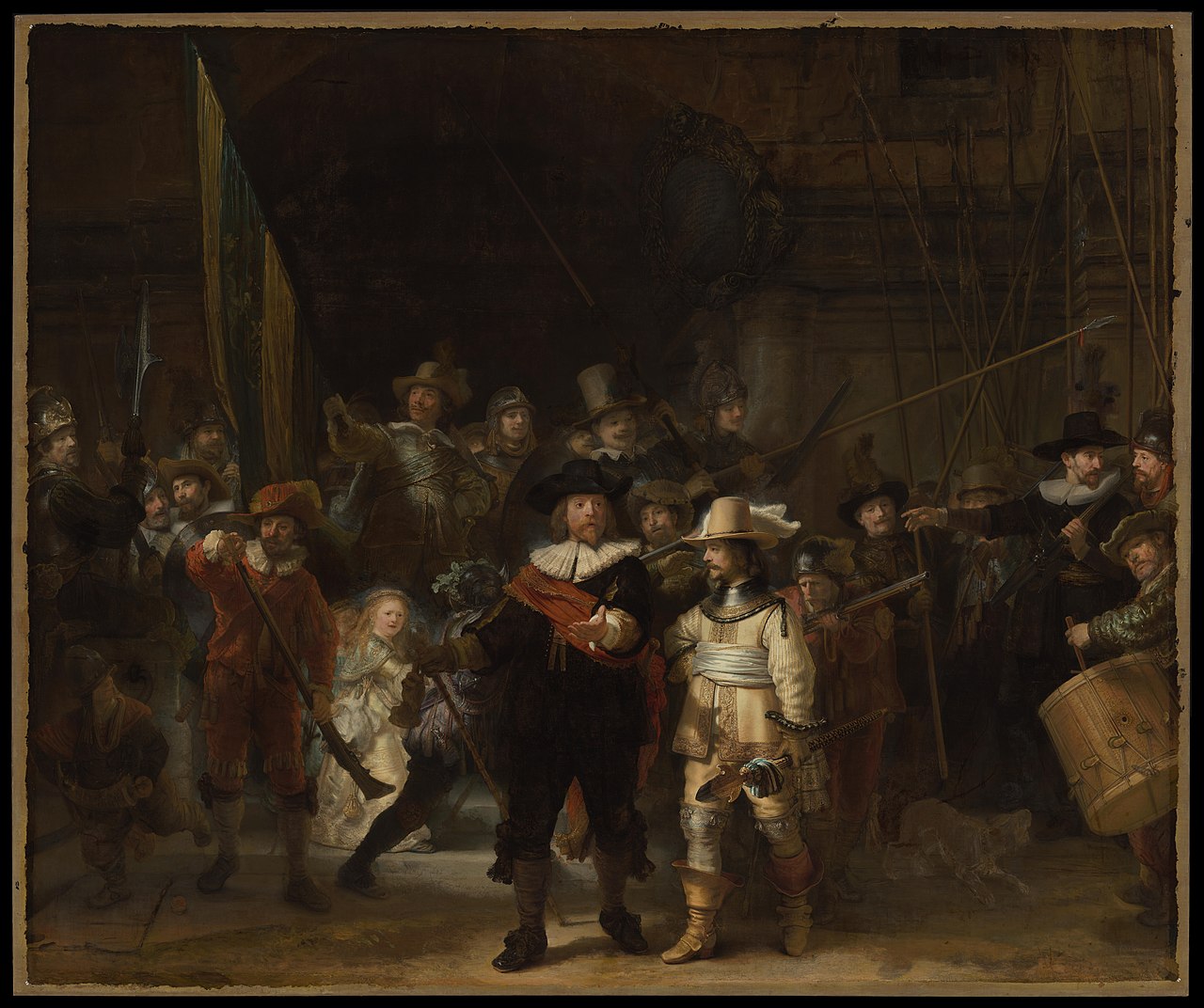 The Night Watch by Rembrandt (1642)