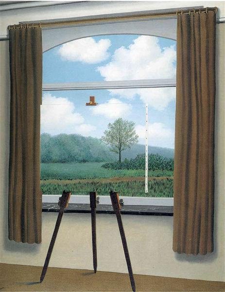 La condición humana by René Magritte (1933)