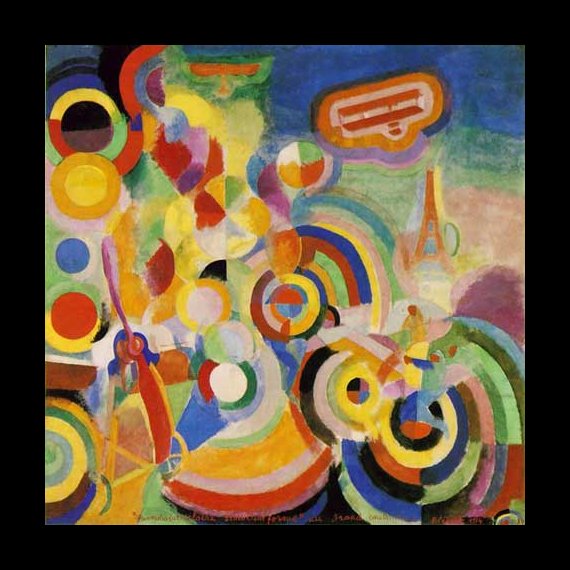 Homenaje a Blériot by Robert Delaunay (1914)