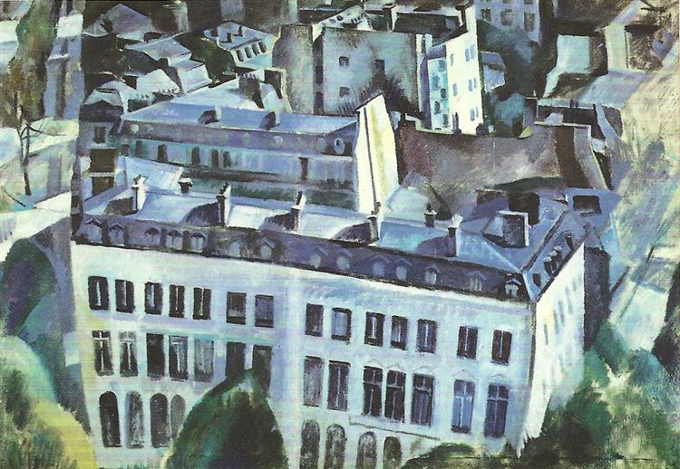 Ventana sobre la ciudad nº 3 by Robert Delaunay (1911)