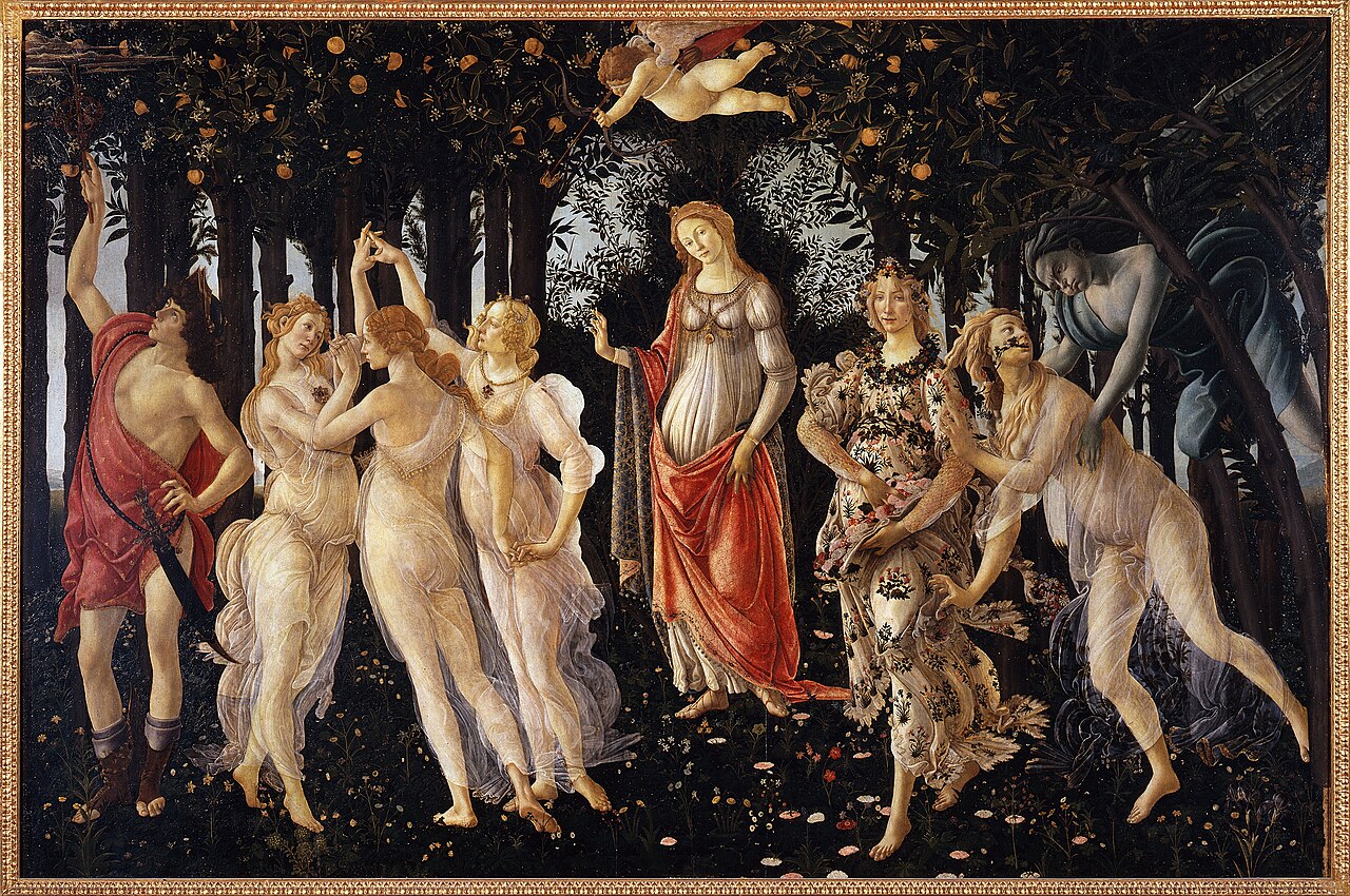 Primavera by Sandro Botticelli (1482)